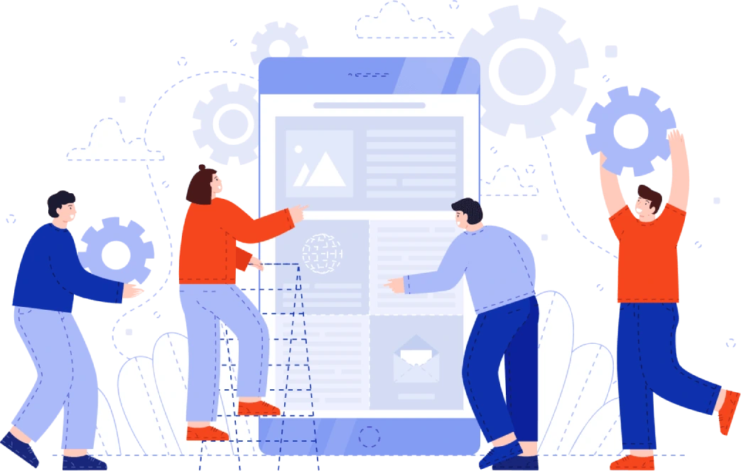 Innovative Technology Solutions Illustration
